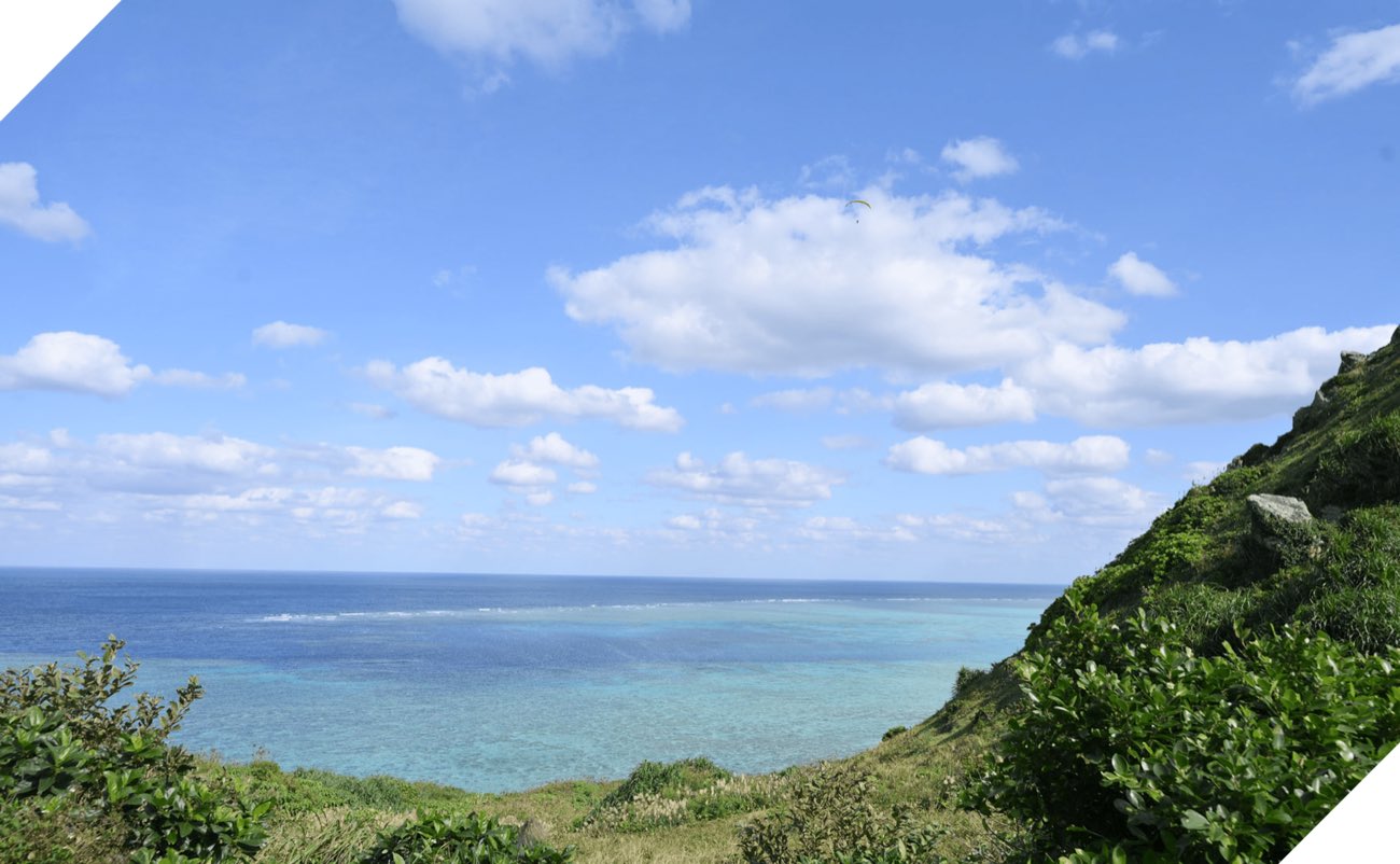 展望から見た海